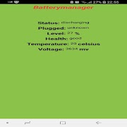 برنامه‌نما Batterymanager عکس از صفحه