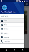 2 Schermata Ultimate WebView App Demo