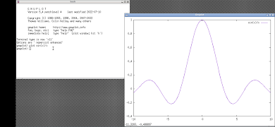 gnuplot اسکرین شاٹ 3