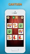 پوستر Animals memory matching game