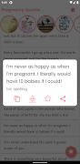 Pregnancy Quotes and Sayings screenshot 4