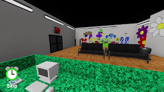 پوستر Garden of Siren Head Banan