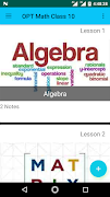 OPT Math Class 10 poster