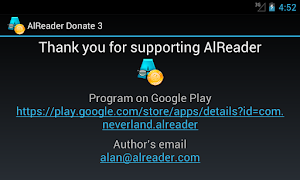 AlReader Donate 3 syot layar 1