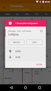 Classnote : Simple Timetable screenshot 2