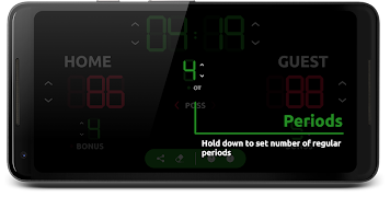 Basketball Scoreboard تصوير الشاشة 4