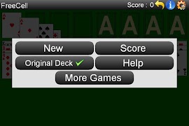 FreeCell Solitaire captura de pantalla 1