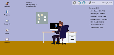 2 Schermata Linux Distro Dev Story
