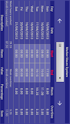 Working hours time card poster