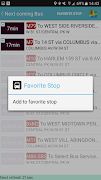برنامه‌نما NYC Bus Tracker عکس از صفحه