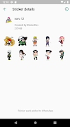 Konoha Sticker Wa 스크린샷 2