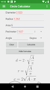 Circle Calculator screenshot 3