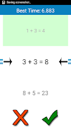 Fast Math Game ภาพหน้าจอ 1