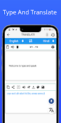 برنامهنما Type and speak عکس از صفحه