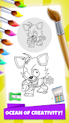 five coloring nightsmare Screenshot 5
