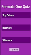 برنامه‌نما Formula One Quiz عکس از صفحه