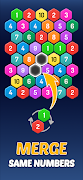 Merge Hexa™ Number Puzzle Game imagem de tela 1