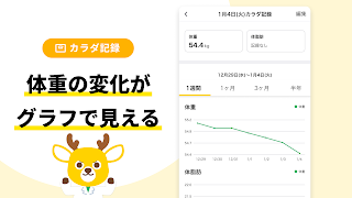 4 Schermata ヘルシカ -ダイエット・健康のための食事記録・体重管理アプリ