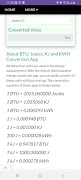 BTU, Joules, KJ, KWH Converter スクリーンショット 2
