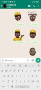 Memoji Black People Stickers f capture d'écran 2