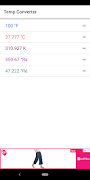 Temperature Converter - Celsius Fahrenheit Kelvin پوسٹر