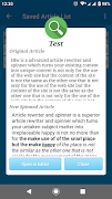 Article Rewriter Spinner Ekran Görüntüsü 5