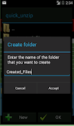 Quick File Unzip Or Zip (QUOZ) screenshot 4