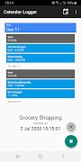 Calendar Logger captura de pantalla 1