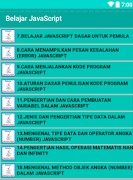 Belajar JavaScript スクリーンショット 1