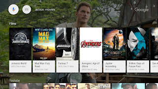 Google app for Android TV скриншот 1