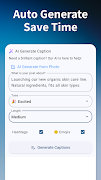 AI Caption Generator Writer Plakat