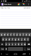 NoteBook स्क्रीनशॉट 1