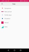 برنامه‌نما Period Tracker عکس از صفحه