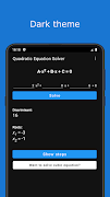 Quadratic Equation Solver capture d'écran 6