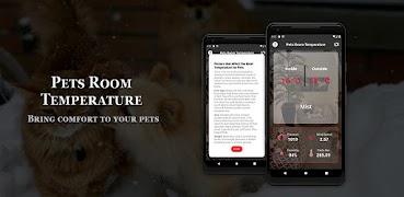 برنامه‌نما Pets Room Temperature عکس از صفحه
