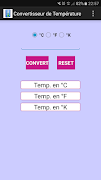 Convertisseur Température 海報