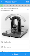 برنامه‌نما Physics Quiz عکس از صفحه