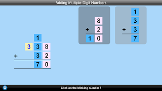 Adding Multiple Digit Numbers Lite Version captura de pantalla 2