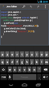 Java Editor ภาพหน้าจอ 3