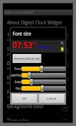 Digital Clock Widget ảnh chụp màn hình 2