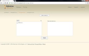 برنامه‌نما AlphaLine Security Client عکس از صفحه