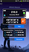 Altimeter GPS Calculator Lite स्क्रीनशॉट 5