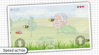 Doodle Fly - Bee Attack syot layar 5