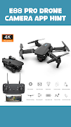 E88 Pro Drone Camera App Hint Screenshot 3