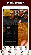 Menu Maker - Vintage Design screenshot 7