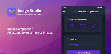 6 Schermata Image Studio: Compress, Resize