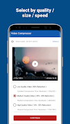 Video Compressor Size Reducer تصوير الشاشة 1