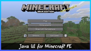 Java UI Mod for Minecraft PE الملصق