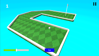 Mini Golf Putt plakat