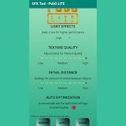 برنامه‌نما GFX Tool PRO عکس از صفحه